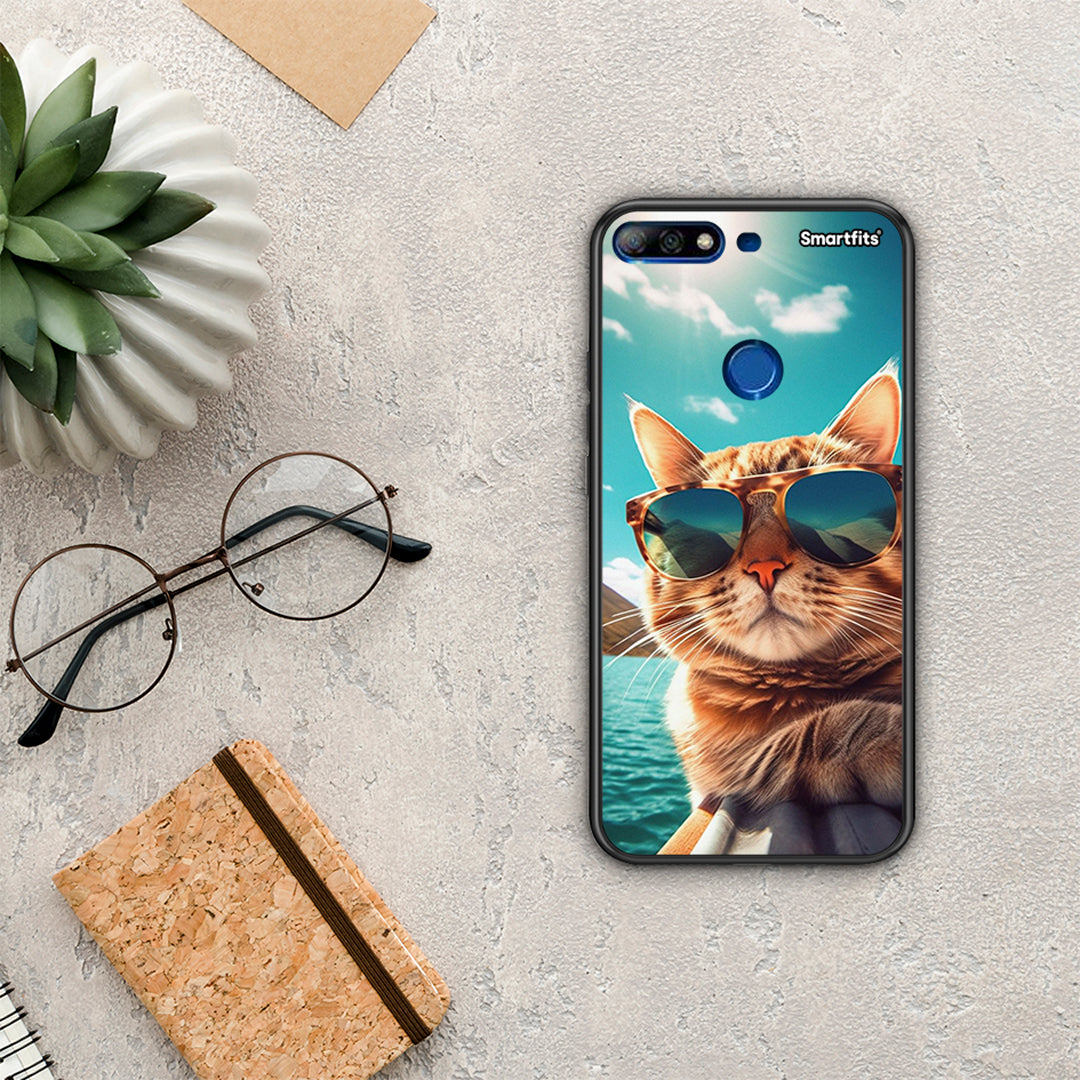 Summer Cat - Huawei Y7 2018 / Prime Y7 2018 / Honor 7C case