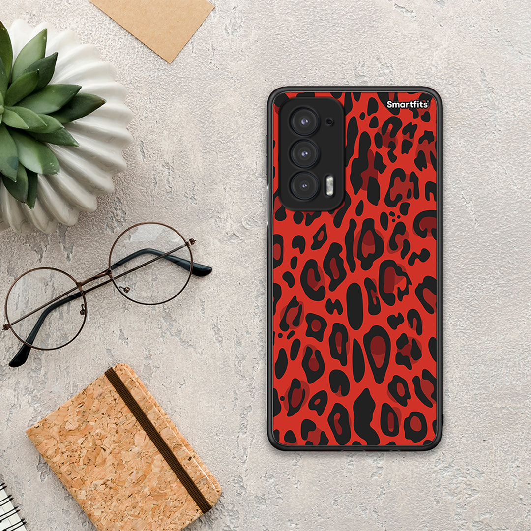 Animal Red Leopard - Motorola Edge 20 5G θήκη