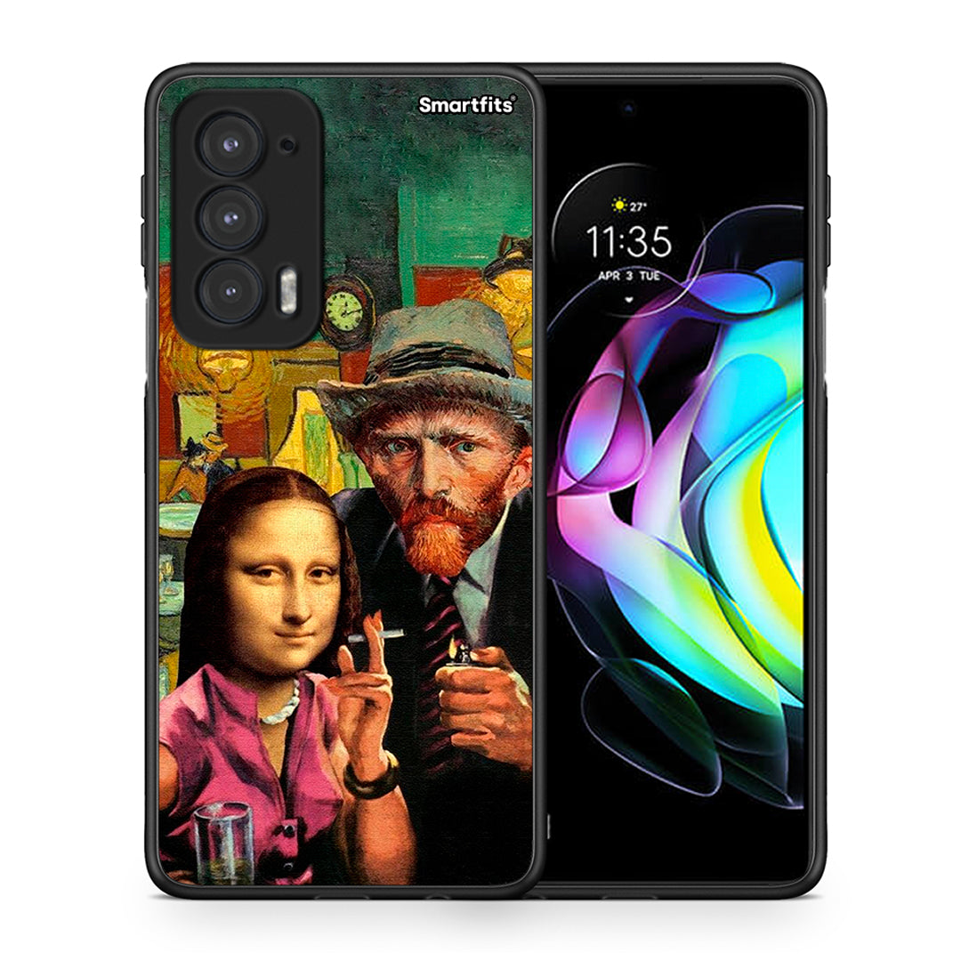 Θήκη Motorola Edge 20 5G Funny Art από τη Smartfits με σχέδιο στο πίσω μέρος και μαύρο περίβλημα | Motorola Edge 20 5G Funny Art case with colorful back and black bezels