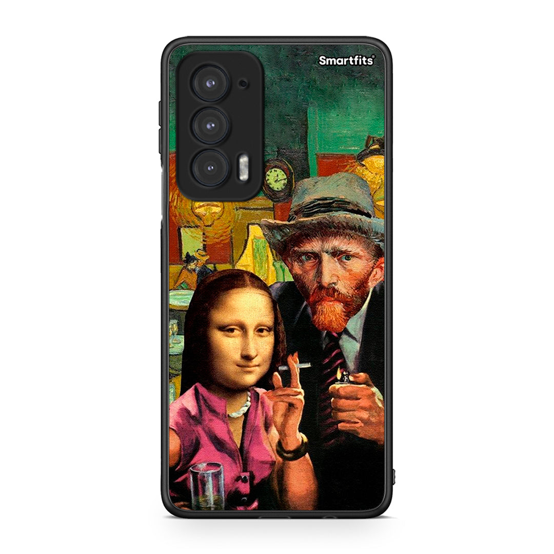 Motorola Edge 20 5G Funny Art θήκη από τη Smartfits με σχέδιο στο πίσω μέρος και μαύρο περίβλημα | Smartphone case with colorful back and black bezels by Smartfits