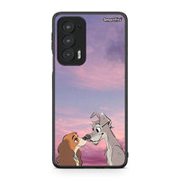 Thumbnail for Motorola Edge 20 5G Lady And Tramp θήκη από τη Smartfits με σχέδιο στο πίσω μέρος και μαύρο περίβλημα | Smartphone case with colorful back and black bezels by Smartfits