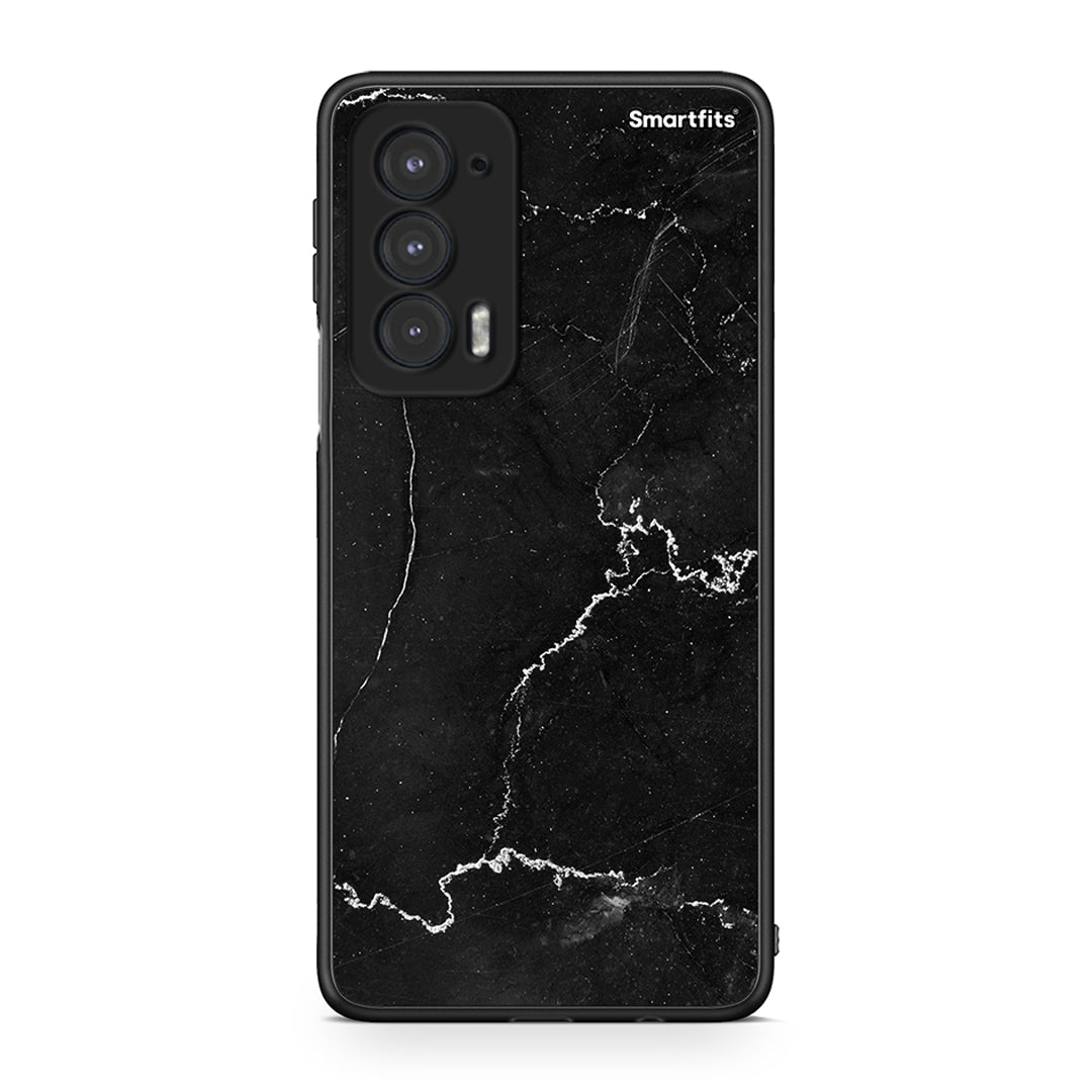 Motorola Edge 20 5G Marble Black θήκη από τη Smartfits με σχέδιο στο πίσω μέρος και μαύρο περίβλημα | Smartphone case with colorful back and black bezels by Smartfits