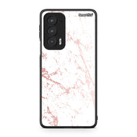 Thumbnail for 116 - Motorola Edge 20 5G Pink Splash Marble case, cover, bumper