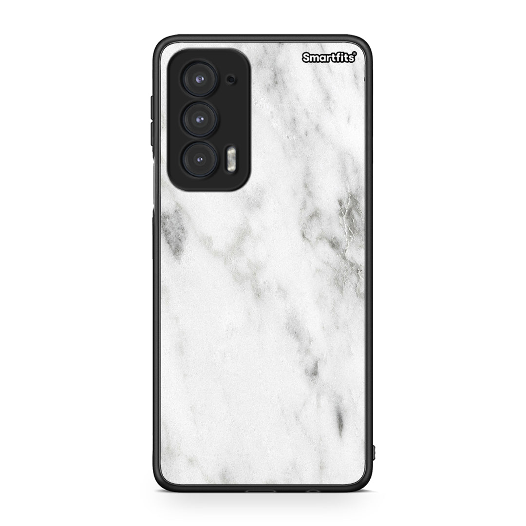 2 - Motorola Edge 20 5G White marble case, cover, bumper