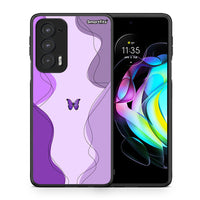 Thumbnail for Purple Mariposa - Motorola Edge 20 5G θήκη