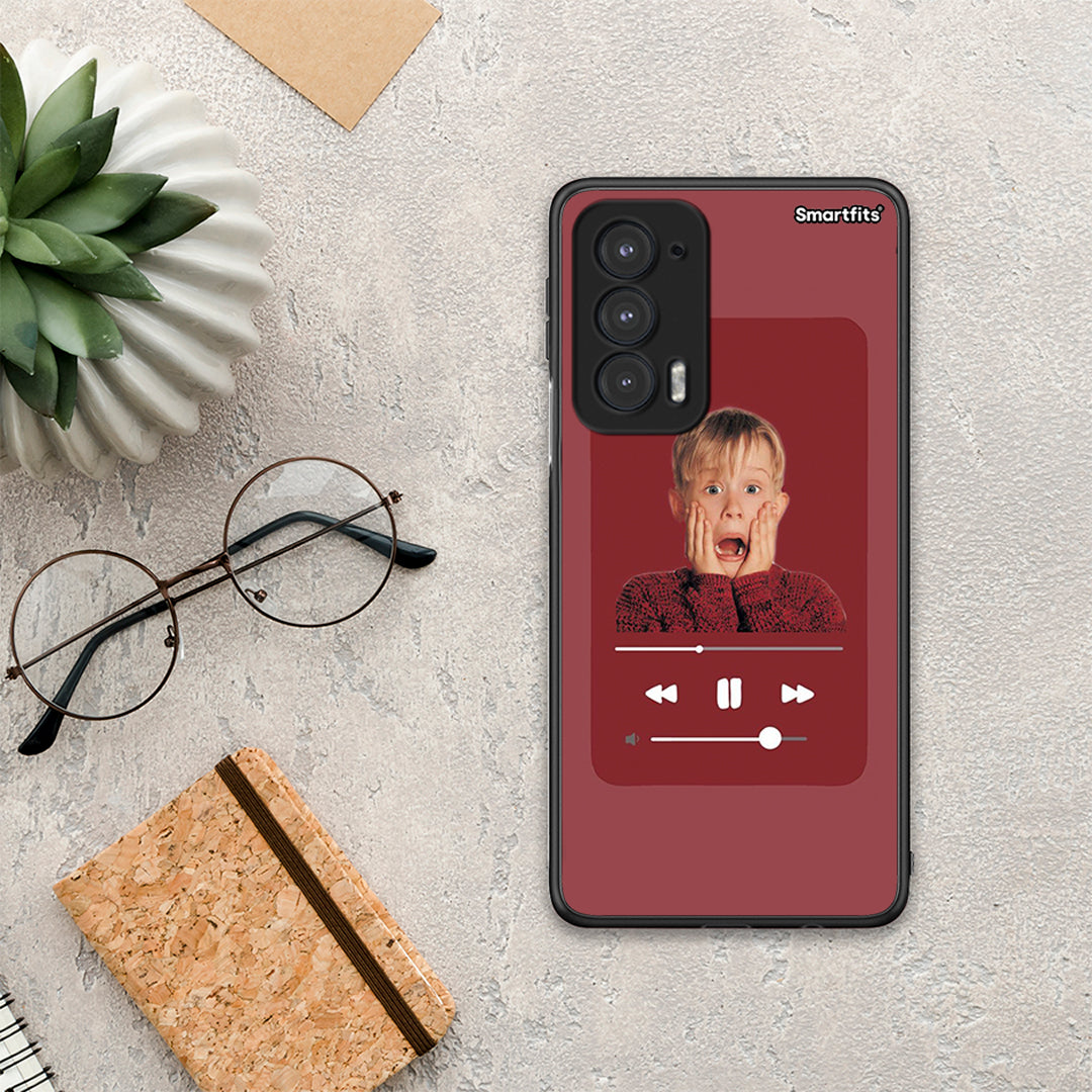 Xmas Alone Music - Motorola Edge 20 5G θήκη