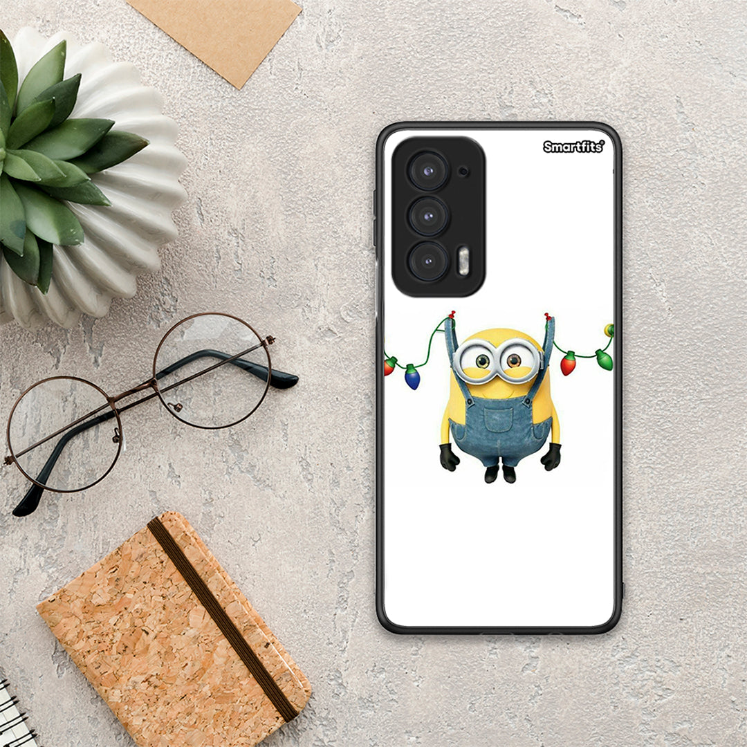 Xmas Minion Lights - Motorola Edge 20 5G θήκη