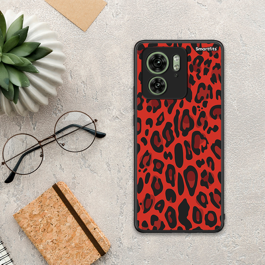 Animal Red Leopard - Motorola Edge 40 5G θήκη