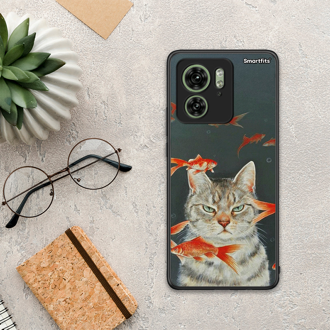 Cat Goldfish - Motorola Edge 40 5G θήκη