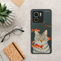 Thumbnail for Cat Goldfish - Motorola Edge 40 5G θήκη