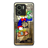 Thumbnail for Motorola Edge 40 5G Duck Money Θήκη από τη Smartfits με σχέδιο στο πίσω μέρος και μαύρο περίβλημα | Smartphone case with colorful back and black bezels by Smartfits