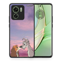 Thumbnail for Θήκη Motorola Edge 40 5G Lady And Tramp από τη Smartfits με σχέδιο στο πίσω μέρος και μαύρο περίβλημα | Motorola Edge 40 5G Lady And Tramp case with colorful back and black bezels