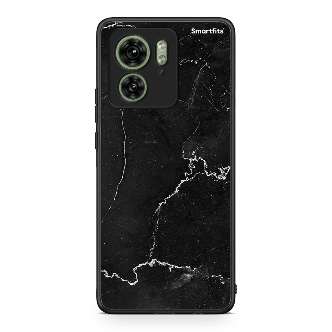 Motorola Edge 40 5G Marble Black θήκη από τη Smartfits με σχέδιο στο πίσω μέρος και μαύρο περίβλημα | Smartphone case with colorful back and black bezels by Smartfits