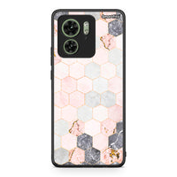 Thumbnail for 4 - Motorola Edge 40 5G Hexagon Pink Marble case, cover, bumper