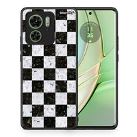 Thumbnail for Θήκη Motorola Edge 40 5G Square Geometric Marble από τη Smartfits με σχέδιο στο πίσω μέρος και μαύρο περίβλημα | Motorola Edge 40 5G Square Geometric Marble case with colorful back and black bezels