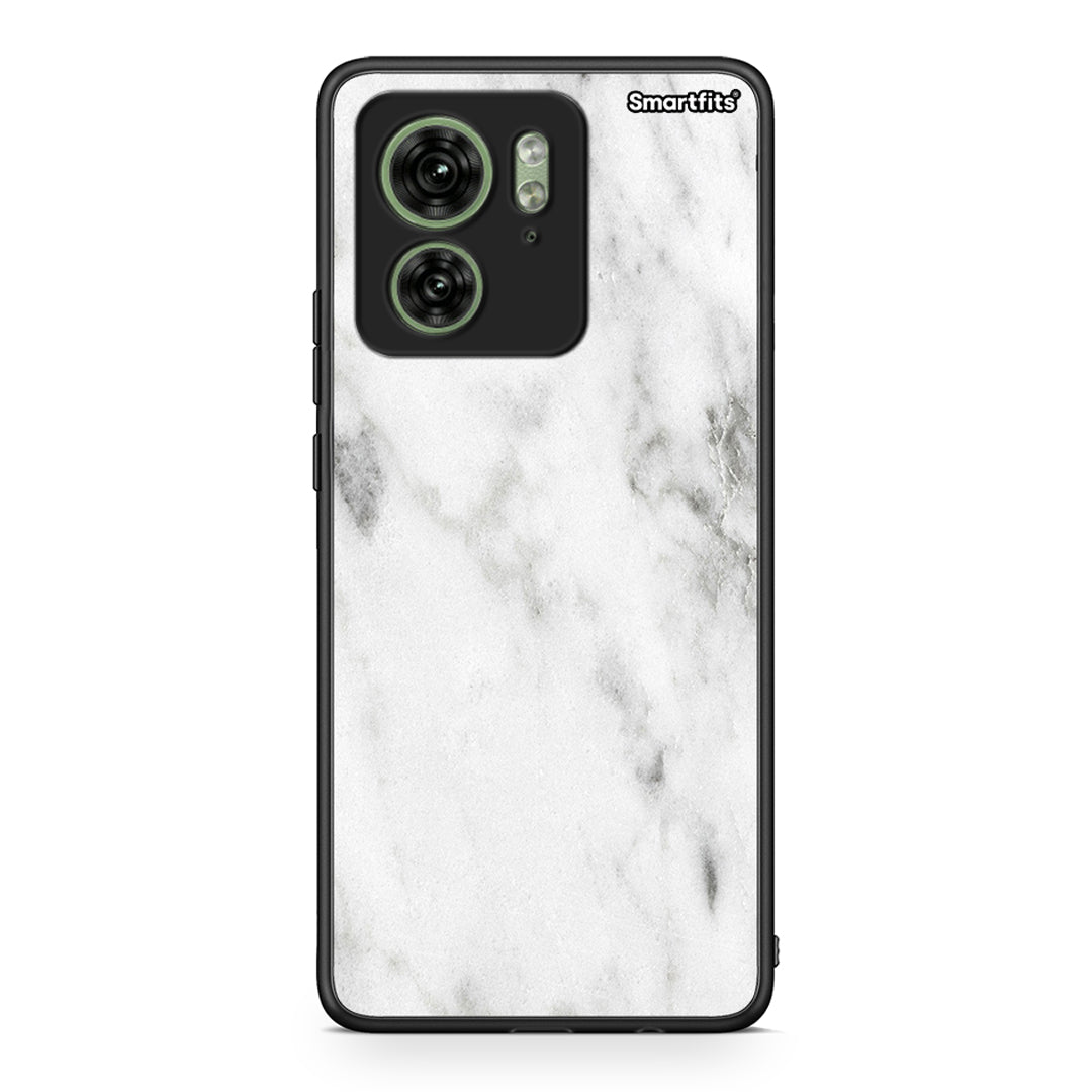 2 - Motorola Edge 40 5G White marble case, cover, bumper