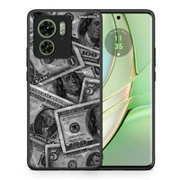 Thumbnail for Θήκη Motorola Edge 40 5G Money Dollars από τη Smartfits με σχέδιο στο πίσω μέρος και μαύρο περίβλημα | Motorola Edge 40 5G Money Dollars case with colorful back and black bezels