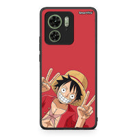 Thumbnail for Motorola Edge 40 5G Pirate Luffy Θήκη από τη Smartfits με σχέδιο στο πίσω μέρος και μαύρο περίβλημα | Smartphone case with colorful back and black bezels by Smartfits