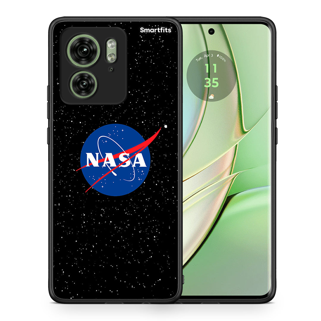 Θήκη Motorola Edge 40 5G NASA PopArt από τη Smartfits με σχέδιο στο πίσω μέρος και μαύρο περίβλημα | Motorola Edge 40 5G NASA PopArt case with colorful back and black bezels