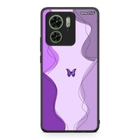 Thumbnail for Motorola Edge 40 5G Purple Mariposa Θήκη Αγίου Βαλεντίνου από τη Smartfits με σχέδιο στο πίσω μέρος και μαύρο περίβλημα | Smartphone case with colorful back and black bezels by Smartfits