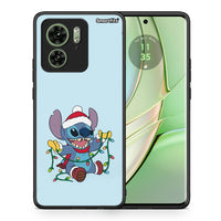 Thumbnail for Θήκη Motorola Edge 40 5G Santa Stich από τη Smartfits με σχέδιο στο πίσω μέρος και μαύρο περίβλημα | Motorola Edge 40 5G Santa Stich case with colorful back and black bezels