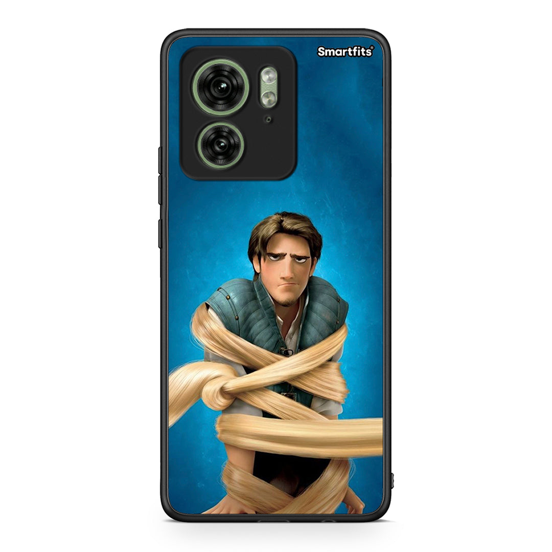 Motorola Edge 40 5G Tangled 1 Θήκη Αγίου Βαλεντίνου από τη Smartfits με σχέδιο στο πίσω μέρος και μαύρο περίβλημα | Smartphone case with colorful back and black bezels by Smartfits