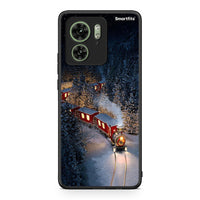 Thumbnail for Motorola Edge 40 5G Xmas Train θήκη από τη Smartfits με σχέδιο στο πίσω μέρος και μαύρο περίβλημα | Smartphone case with colorful back and black bezels by Smartfits