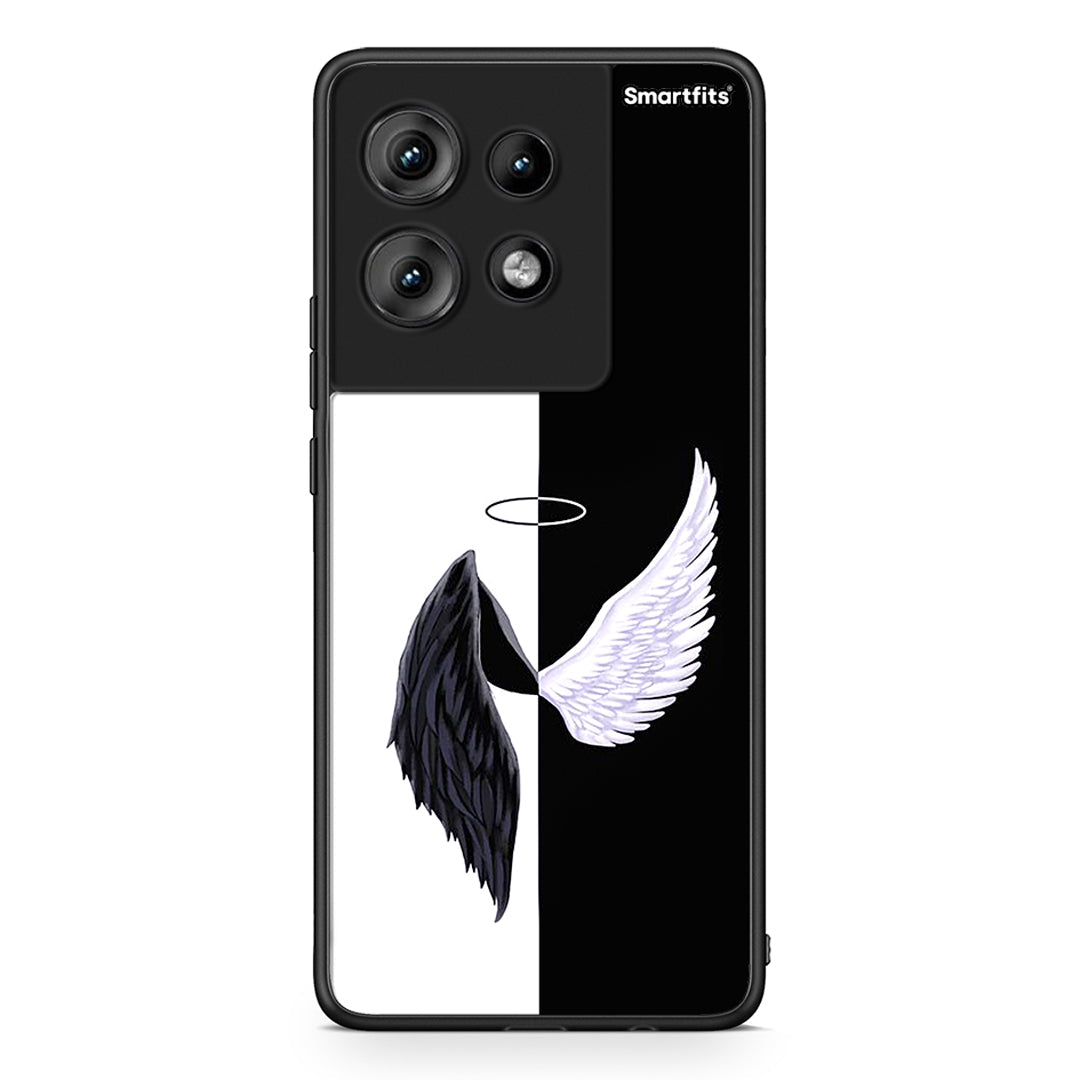 Motorola Edge 50 Angels Demons θήκη από τη Smartfits με σχέδιο στο πίσω μέρος και μαύρο περίβλημα | Smartphone case with colorful back and black bezels by Smartfits