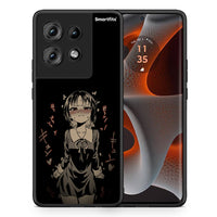 Thumbnail for Θήκη Motorola Edge 50 Anime Girl από τη Smartfits με σχέδιο στο πίσω μέρος και μαύρο περίβλημα | Motorola Edge 50 Anime Girl case with colorful back and black bezels