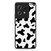 Thumbnail for Motorola Edge 50 Cow Print θήκη από τη Smartfits με σχέδιο στο πίσω μέρος και μαύρο περίβλημα | Smartphone case with colorful back and black bezels by Smartfits