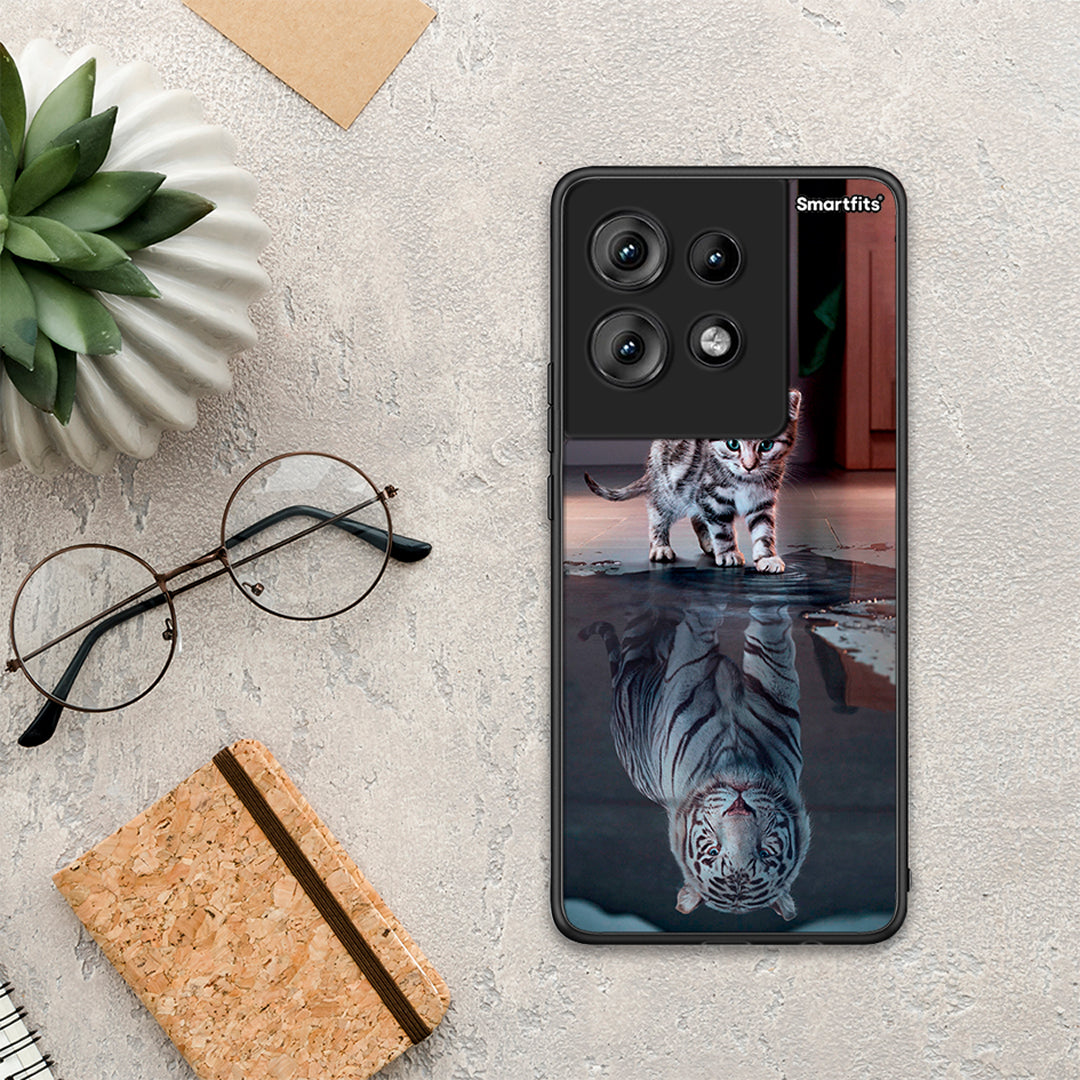 Cute Tiger - Motorola Edge 50 θήκη