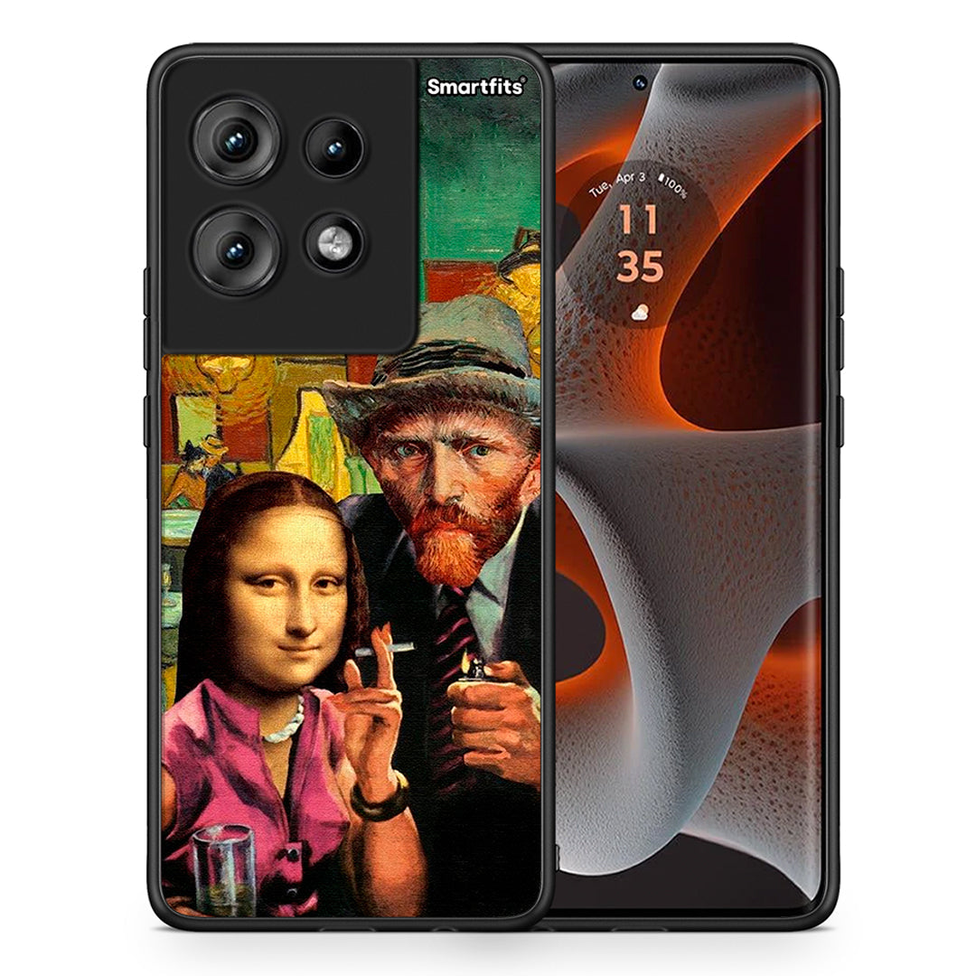 Θήκη Motorola Edge 50 Funny Art από τη Smartfits με σχέδιο στο πίσω μέρος και μαύρο περίβλημα | Motorola Edge 50 Funny Art case with colorful back and black bezels