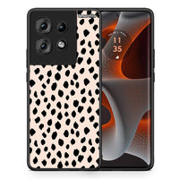 Thumbnail for Θήκη Motorola Edge 50 New Polka Dots από τη Smartfits με σχέδιο στο πίσω μέρος και μαύρο περίβλημα | Motorola Edge 50 New Polka Dots case with colorful back and black bezels