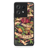 Thumbnail for Motorola Edge 50 Ninja Turtles θήκη από τη Smartfits με σχέδιο στο πίσω μέρος και μαύρο περίβλημα | Smartphone case with colorful back and black bezels by Smartfits