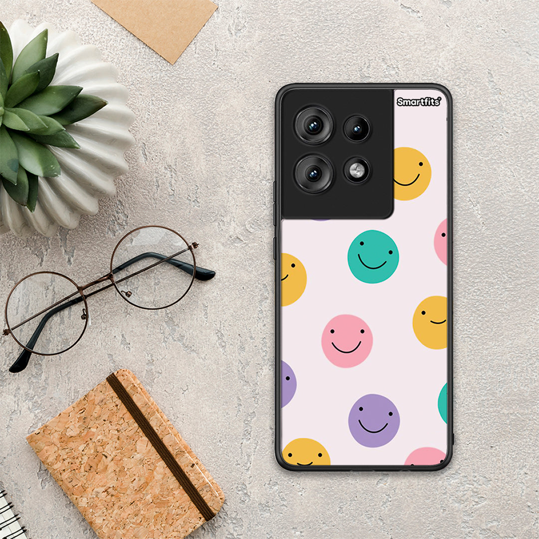 Smiley Faces - Motorola Edge 50 θήκη