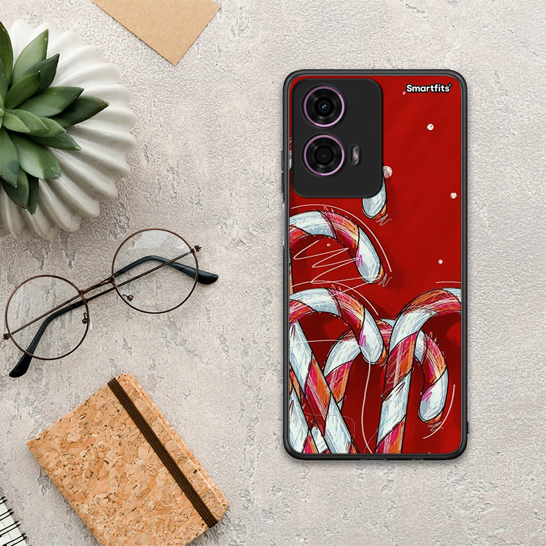 Candy Cane - Motorola G24 θήκη