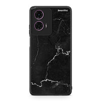 Thumbnail for Motorola G24 Marble Black θήκη από τη Smartfits με σχέδιο στο πίσω μέρος και μαύρο περίβλημα | Smartphone case with colorful back and black bezels by Smartfits