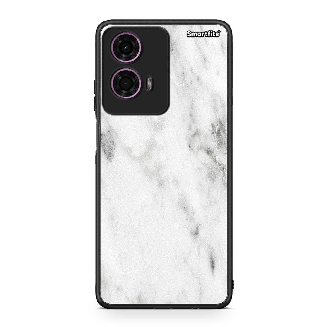 2 - Motorola G24 White marble case, cover, bumper