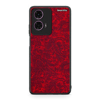 Thumbnail for Motorola G24 Paisley Cashmere θήκη από τη Smartfits με σχέδιο στο πίσω μέρος και μαύρο περίβλημα | Smartphone case with colorful back and black bezels by Smartfits