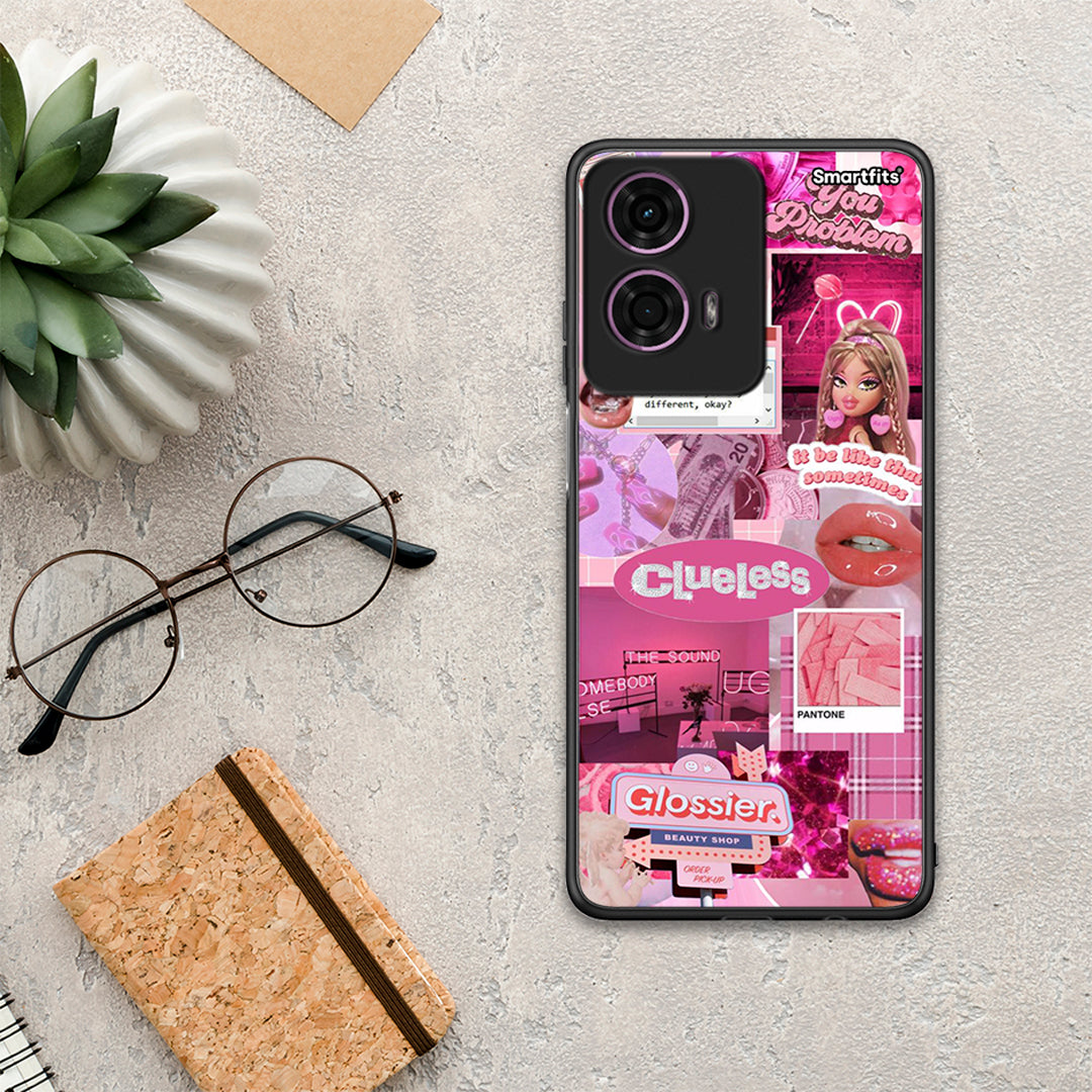 Pink Love - Motorola G24 θήκη