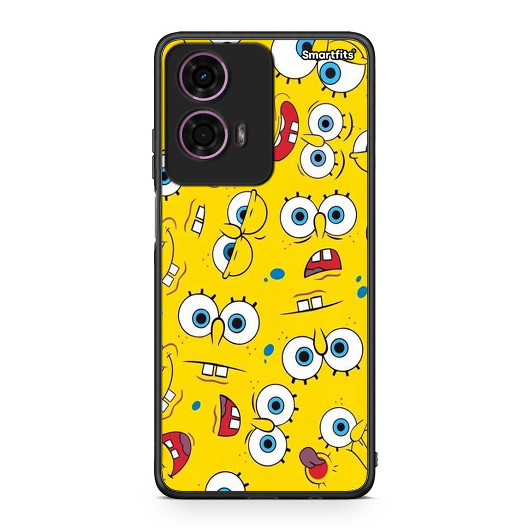 4 - Motorola G24 Sponge PopArt case, cover, bumper