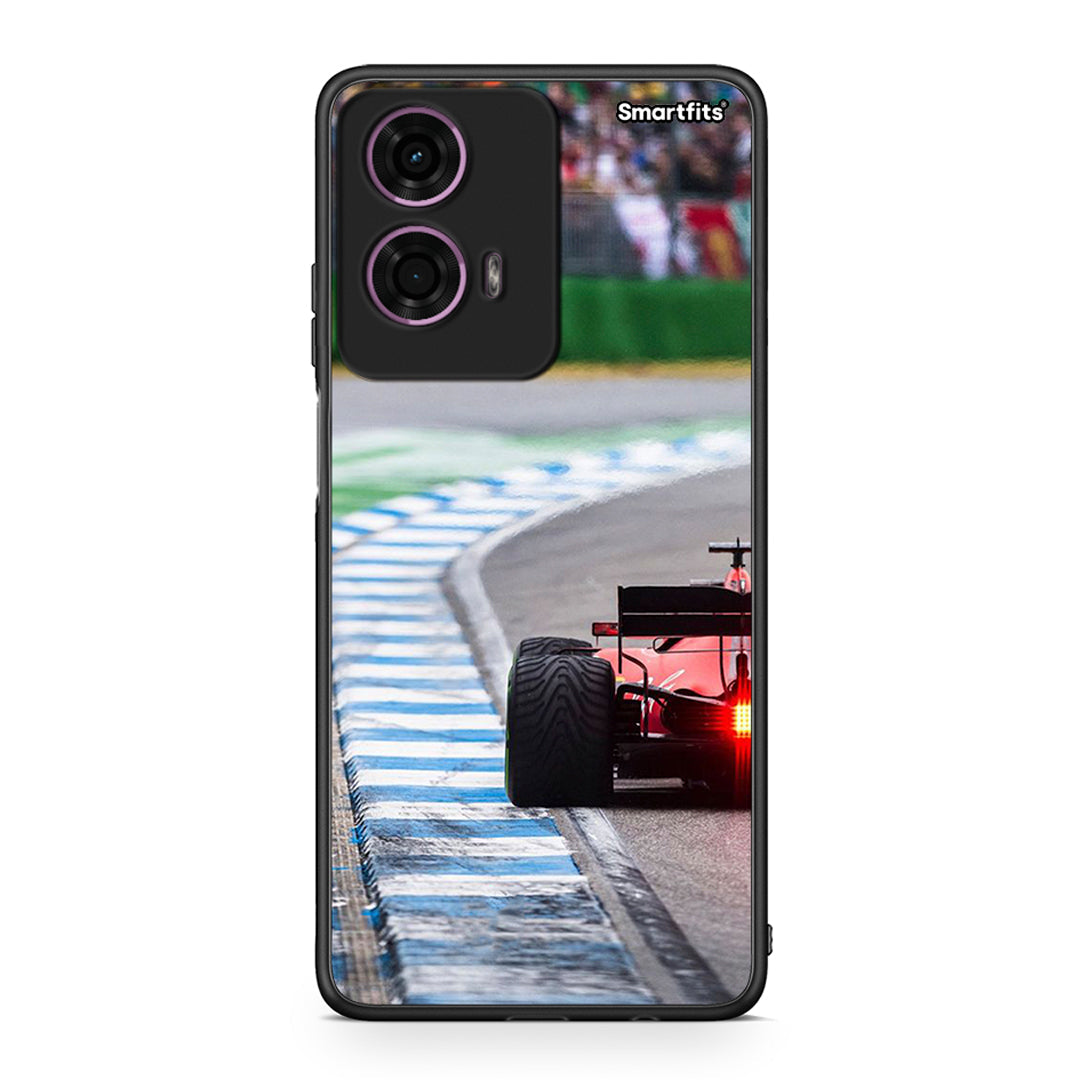 Motorola G24 Racing Vibes θήκη από τη Smartfits με σχέδιο στο πίσω μέρος και μαύρο περίβλημα | Smartphone case with colorful back and black bezels by Smartfits