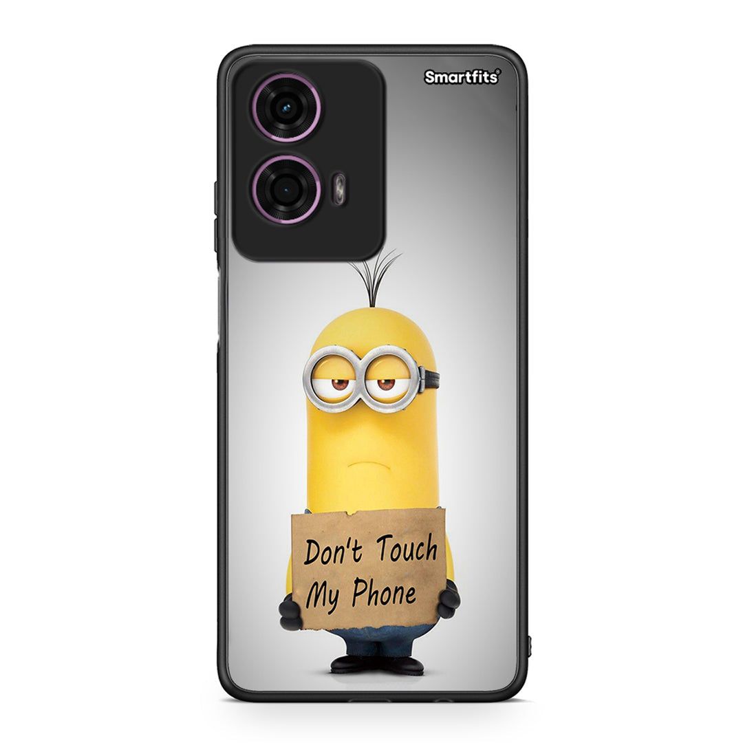 4 - Motorola G24 Minion Text case, cover, bumper