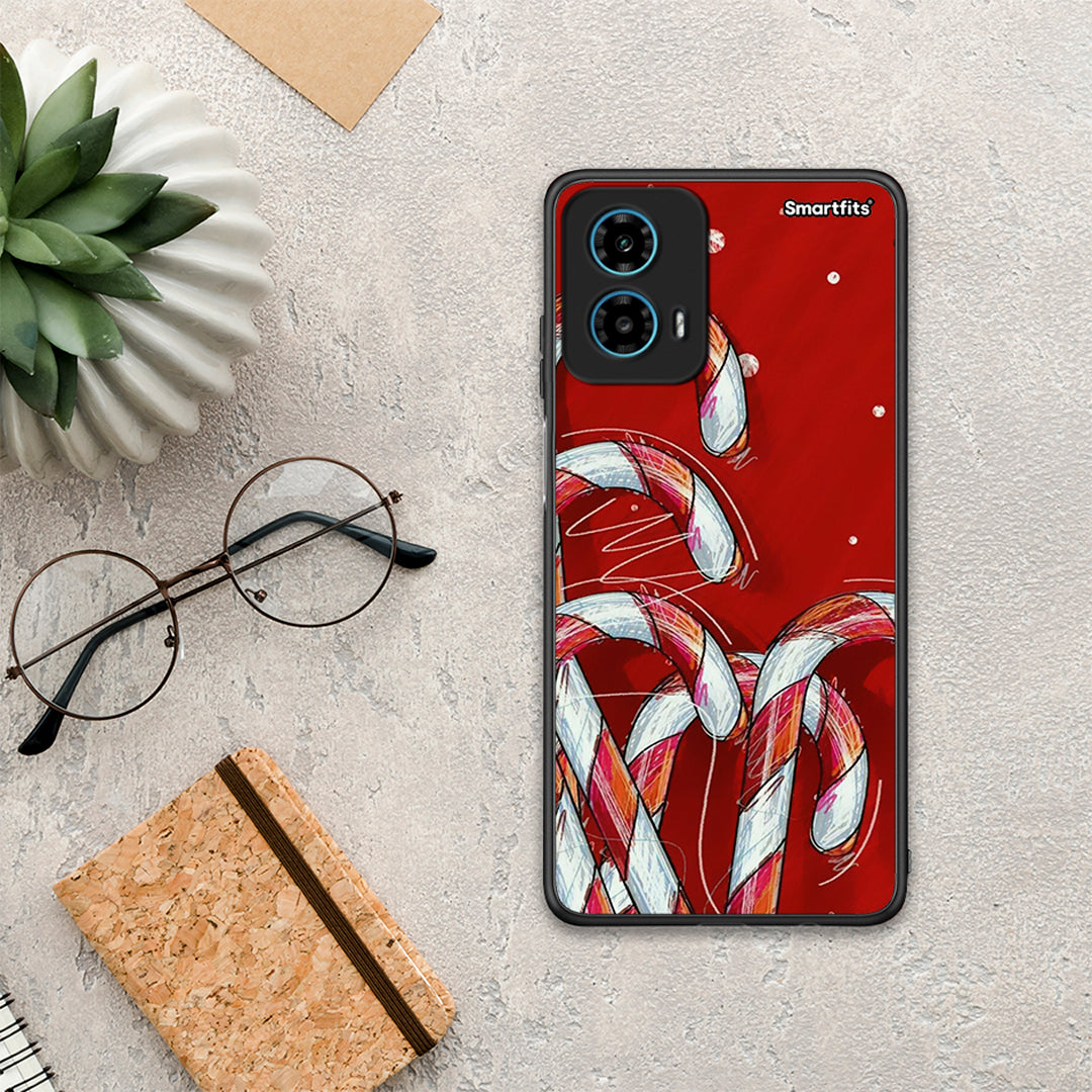 Candy Cane - Motorola G34 5G θήκη