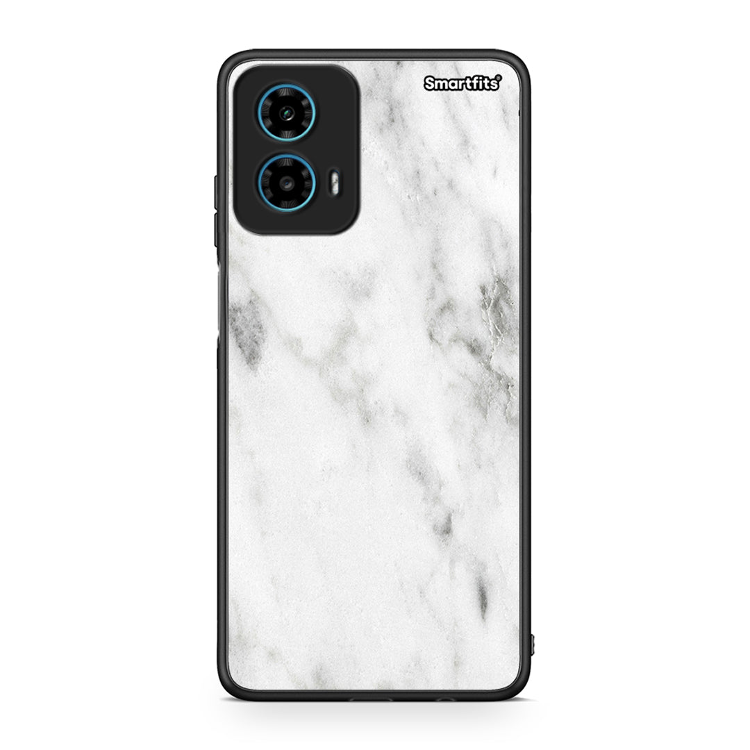 2 - Motorola G34 5G White marble case, cover, bumper