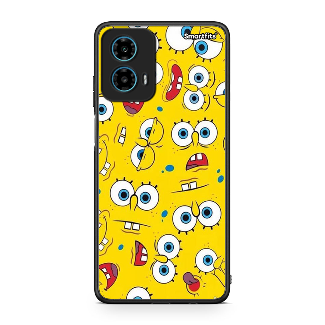 4 - Motorola G34 5G Sponge PopArt case, cover, bumper