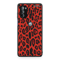 Thumbnail for 4 - Motorola Moto G31 Red Leopard Animal case, cover, bumper