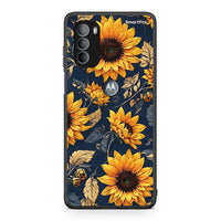 Thumbnail for Motorola Moto G31 Autumn Sunflowers Θήκη από τη Smartfits με σχέδιο στο πίσω μέρος και μαύρο περίβλημα | Smartphone case with colorful back and black bezels by Smartfits