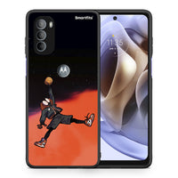 Thumbnail for Θήκη Motorola Moto G31 Basketball Hero από τη Smartfits με σχέδιο στο πίσω μέρος και μαύρο περίβλημα | Motorola Moto G31 Basketball Hero case with colorful back and black bezels