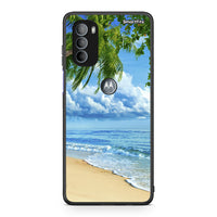 Thumbnail for Motorola Moto G31 Beautiful Beach θήκη από τη Smartfits με σχέδιο στο πίσω μέρος και μαύρο περίβλημα | Smartphone case with colorful back and black bezels by Smartfits